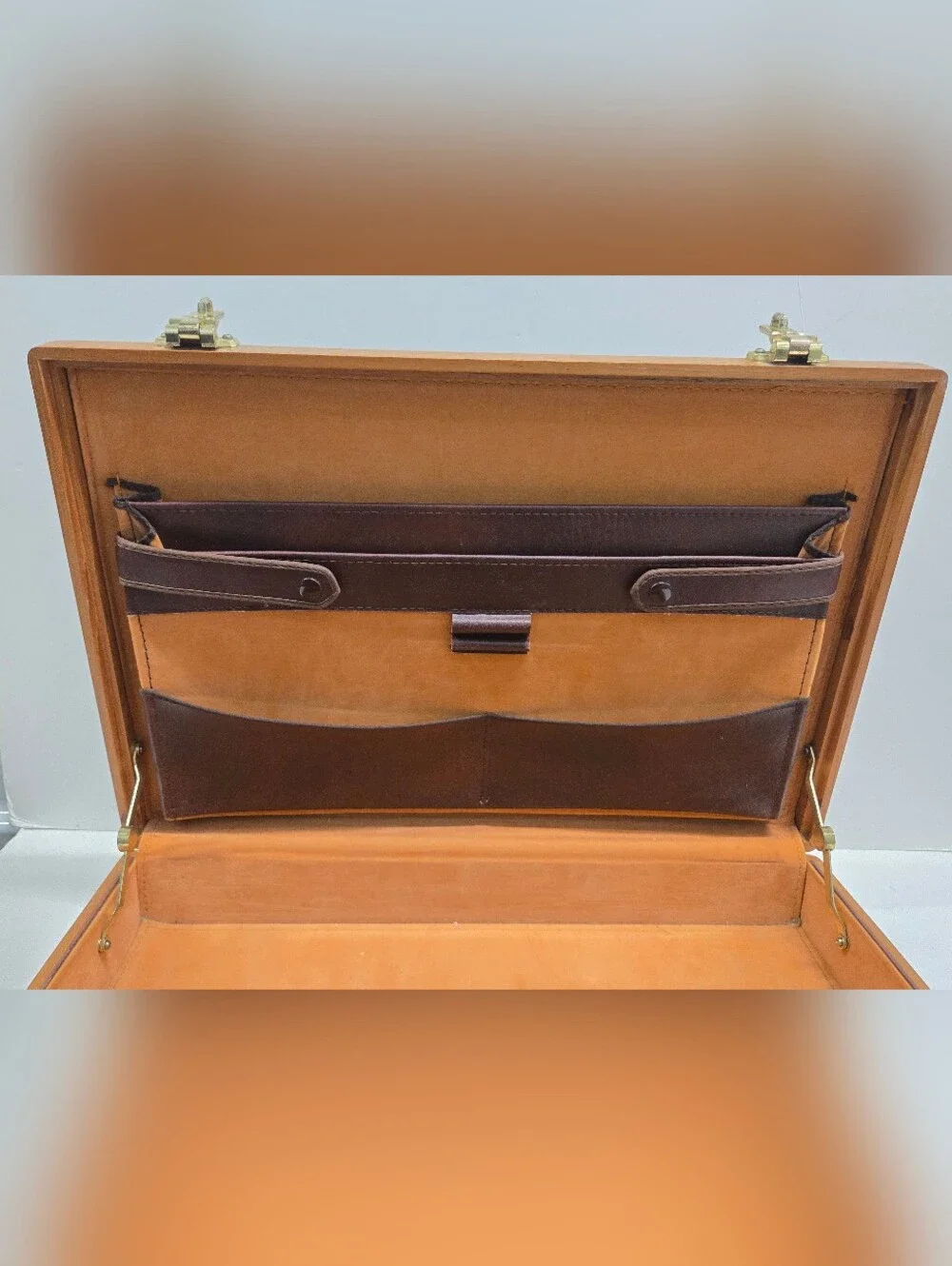 PRESTO Solid Wood Attache Briefcase